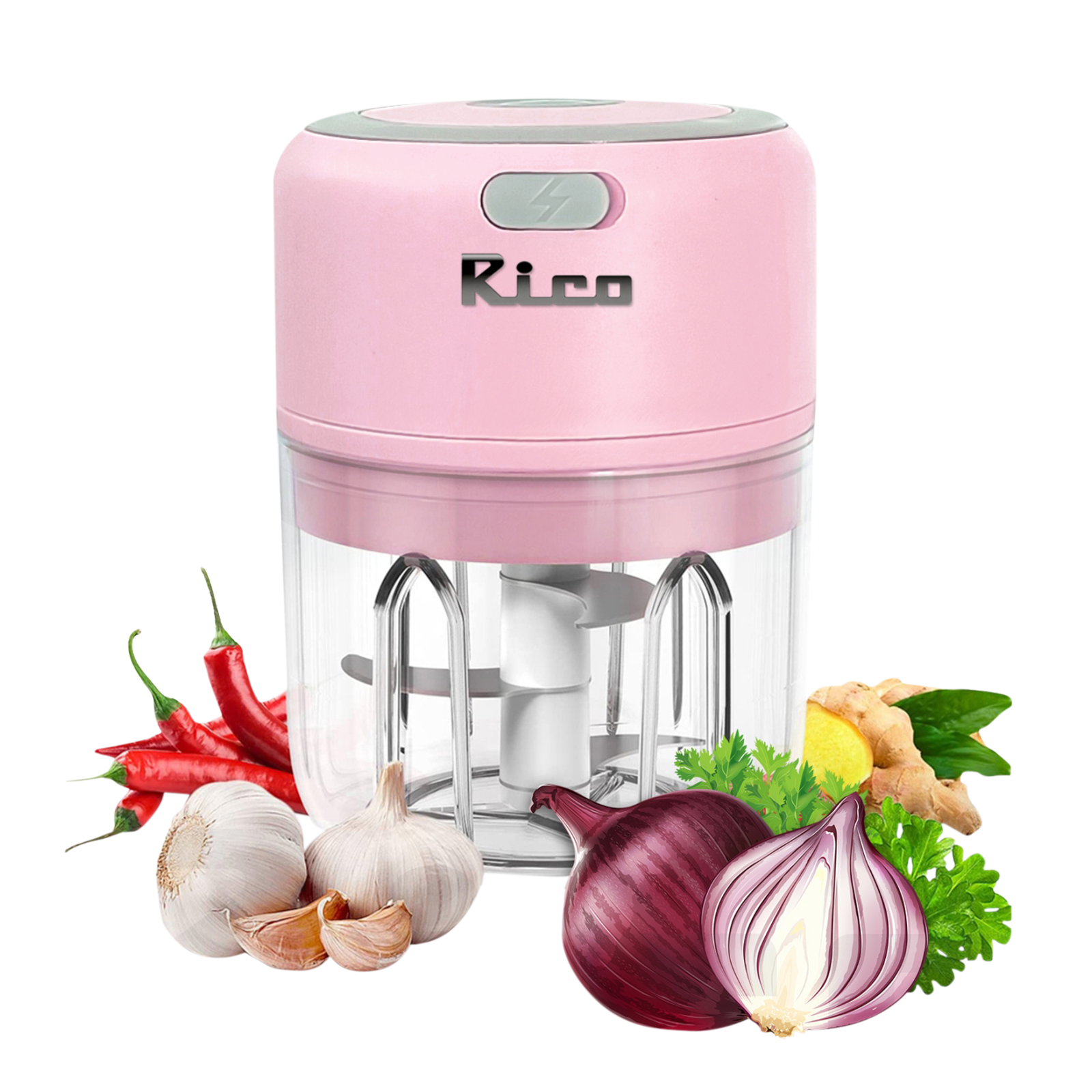 buy-rico-30-watt-vegetable-fruit-chopper-with-3-blades-pink-online